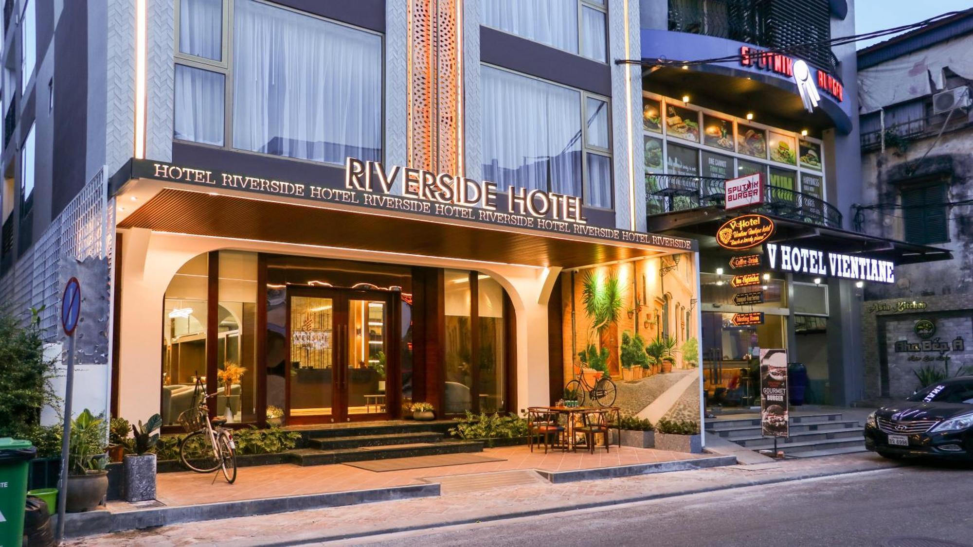 Riverside Hotel Vientiane Bagian luar foto